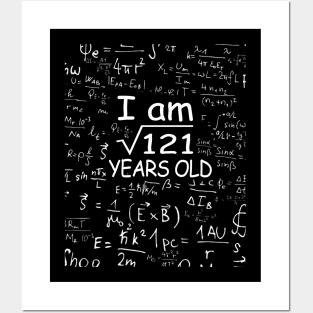 i am 11 year old funny math lover birthday gift Posters and Art